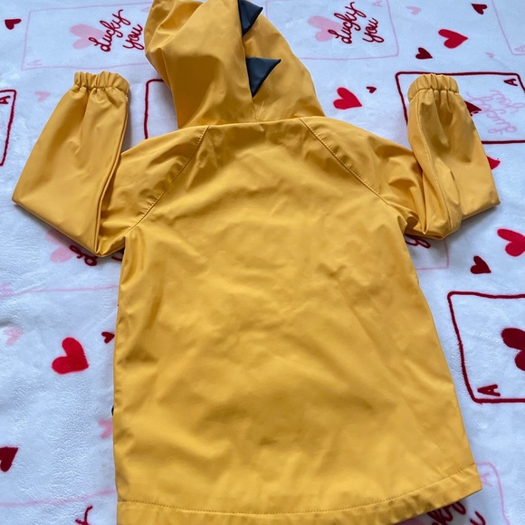 Sunny Yellow Kids Raincoat with Hood - Picture 4 of 7
